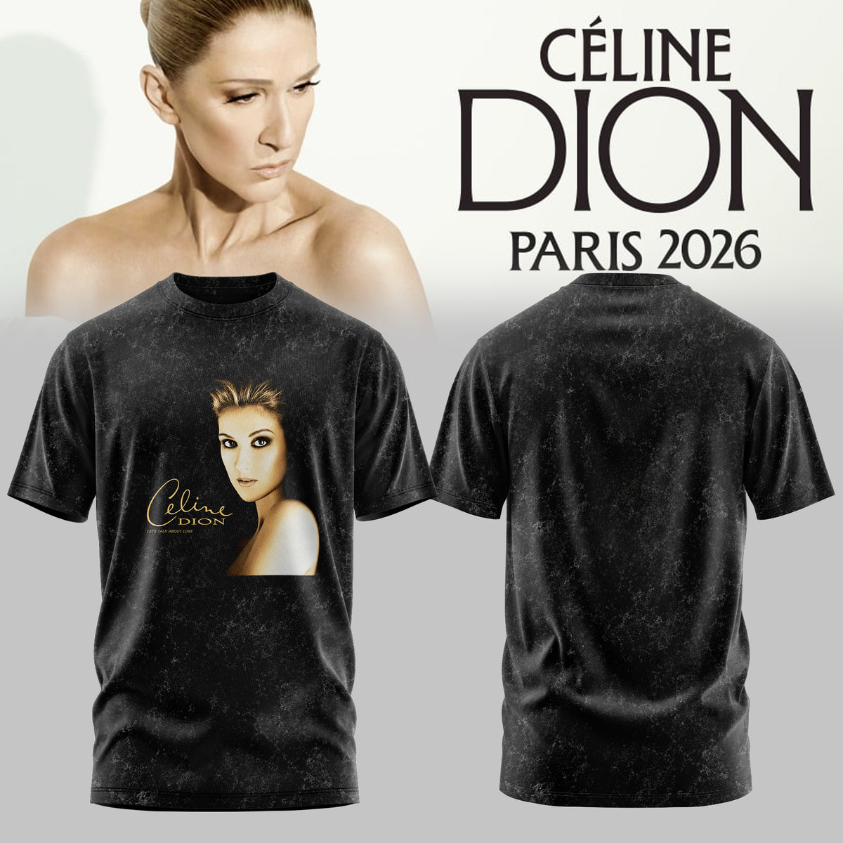 CELÍNE DION: LIVE IN PARIS 2026 Limited T-Shirt