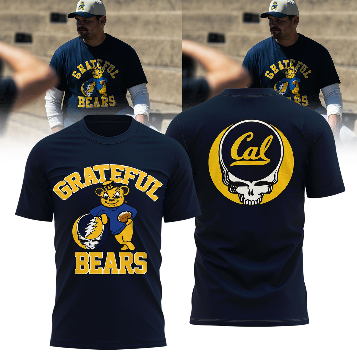 California Golden Bears Grateful Dead TShirt