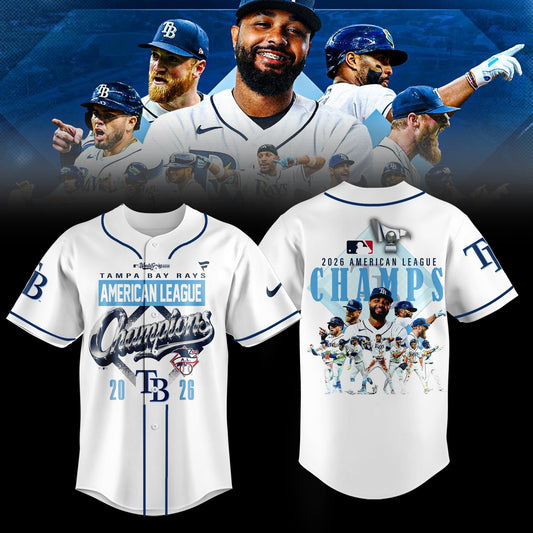 Limited Edition Rays 2026 ALCS Champs Jersey