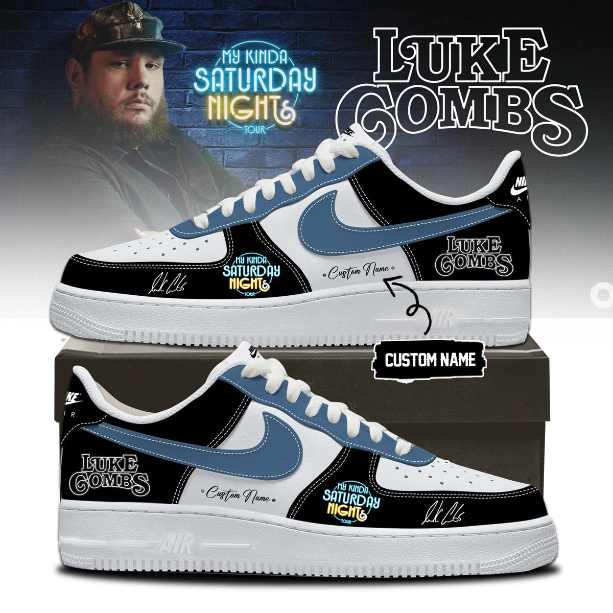 Luke Combs ”My Kinda Saturday Night Tour 2026” Limited Edition Signature – Shoes 4