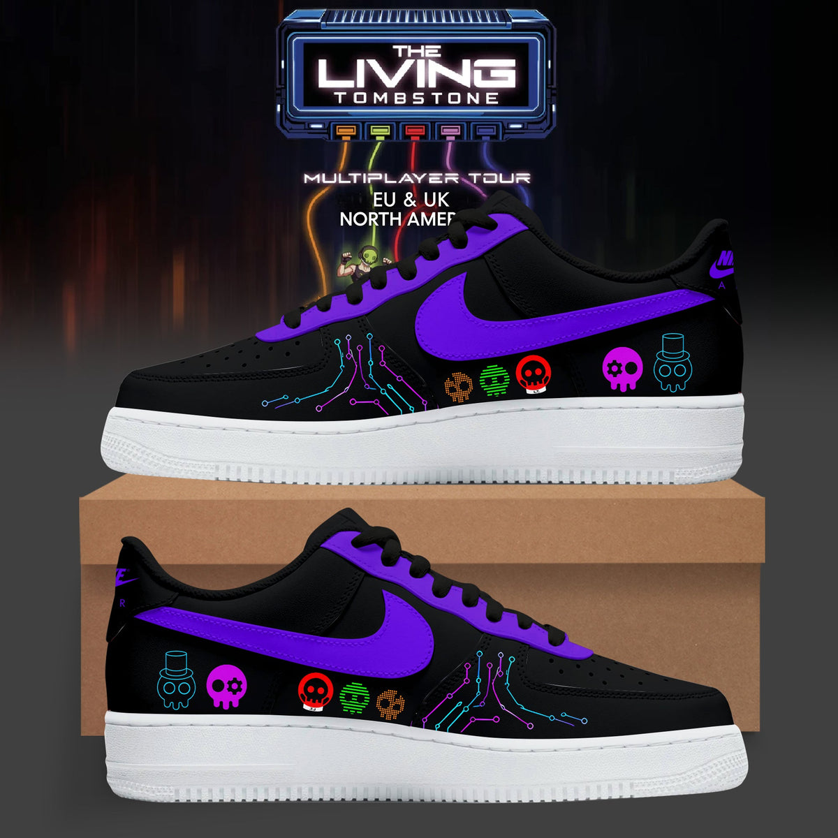 _ “ARCADE” – The Living Tombstone: Multiplayer Tour Customize Shoes