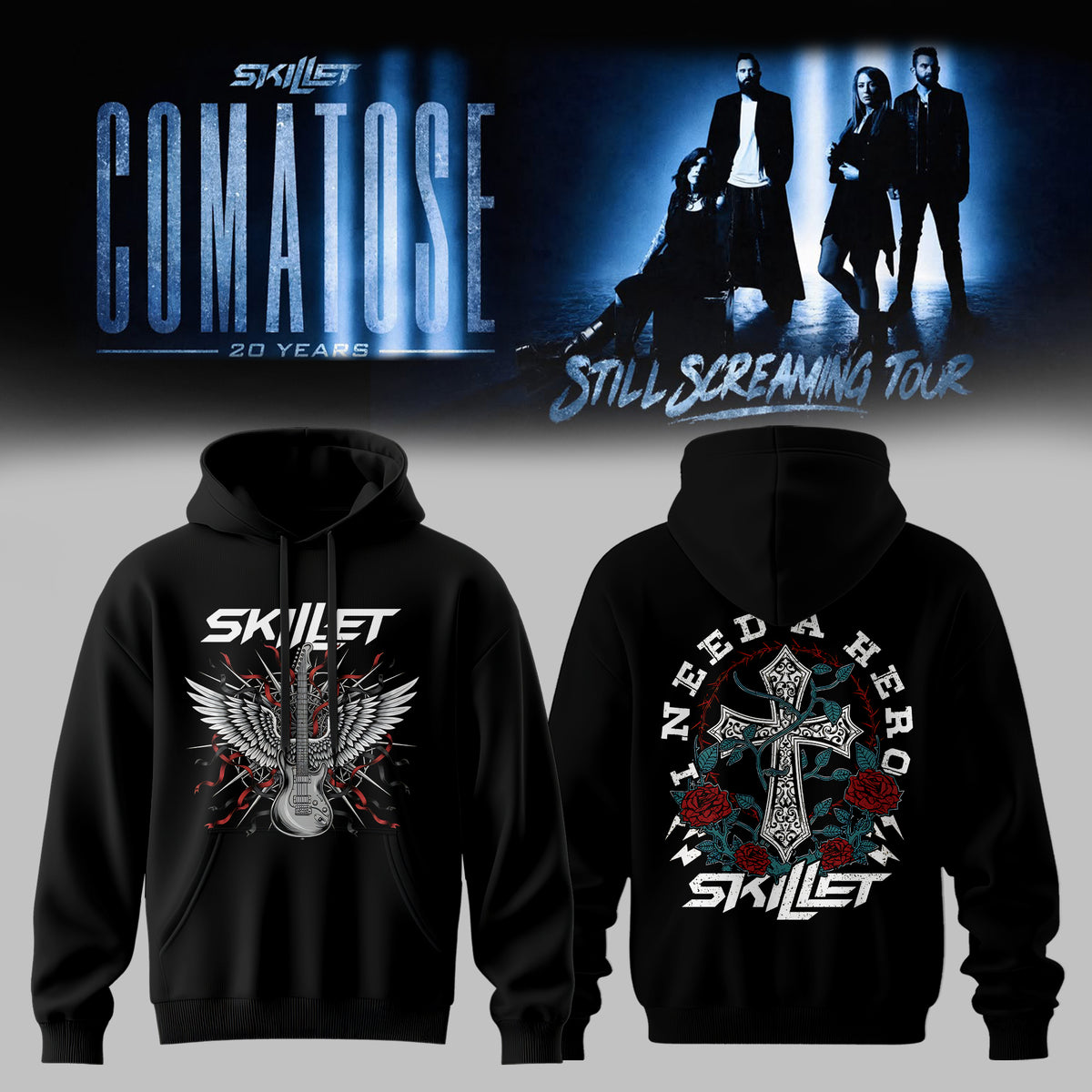 Comatose 20th Anniversary Tour 2026 Edition Hoodie