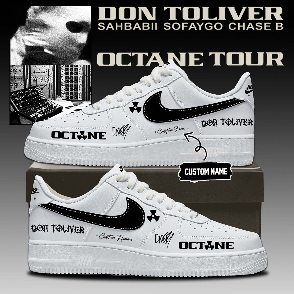 Don Toliver Octane Tour signed Shoes 1