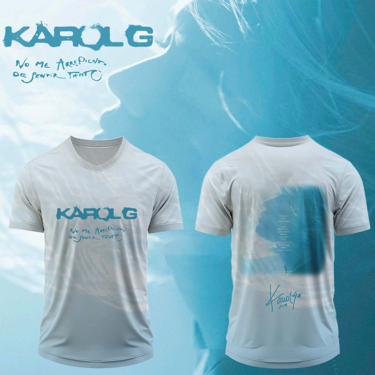 ,KaRol G Album “NO ME ARREPIENTO DE SENTIR TANTO” 🩵 – Jersey