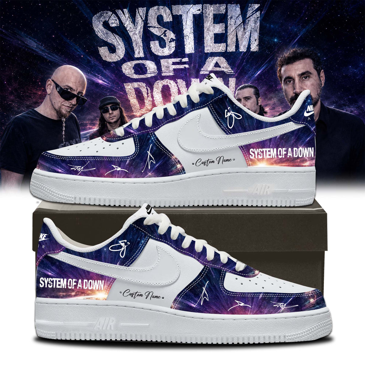 System of a Down “Europe / UK Stadium Tour 2026” Signature Limited Edition – Shoes 1