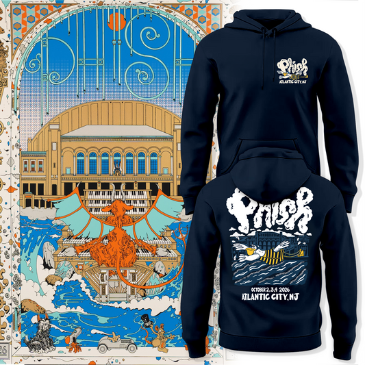 Phish Fall Tour 2026, Atlantic City Hoodie