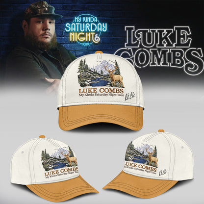 Luke Combs ”My Kinda Saturday Night Tour 2026” Limited Edition Signature – Zip Hoodie