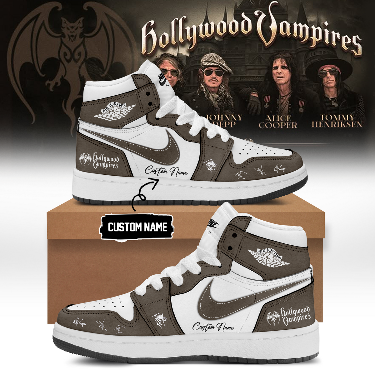 ,,Hollywood Vampires World Tour 2026 Signed – Shoes 1