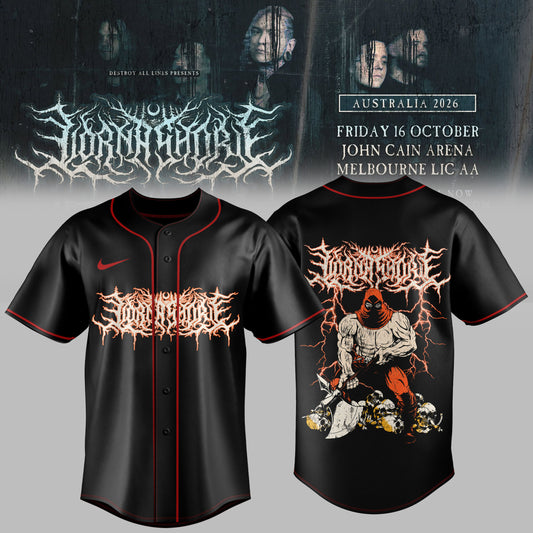 LORNA SHORE – AUSTRALIA & NEW ZEALAND TOUR 2026 Exclusive Baseball Jersey V2