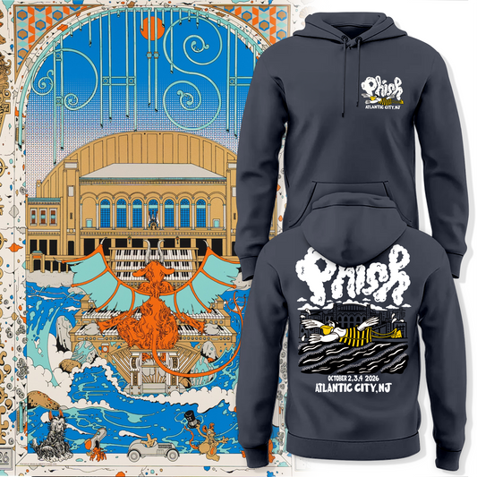 Phish Fall Tour 2026, Atlantic City Hoodie