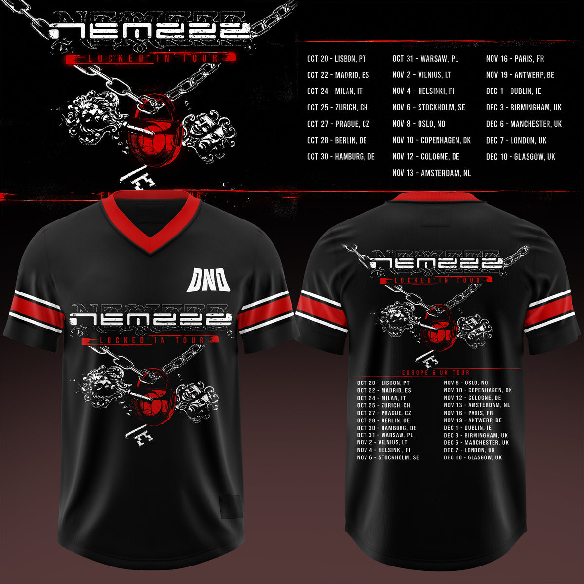 _NMZ Locked In Tour Premium 3D Football Jersey V1