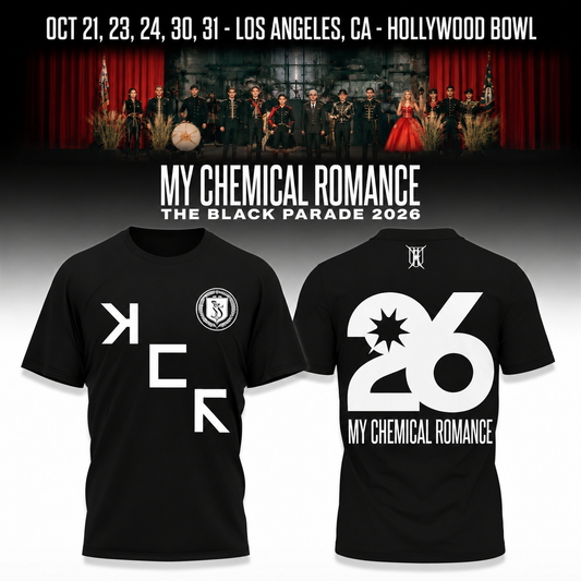 MCR, The Black Parade 2026, Los Angeles CA T-shirt 10