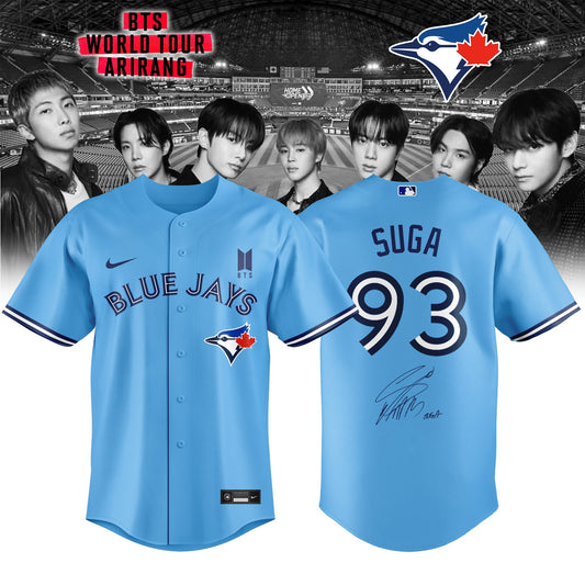 Toronto Blue Jays x SUGA 93 BTS World Tour 2026 Limited Edition Jersey