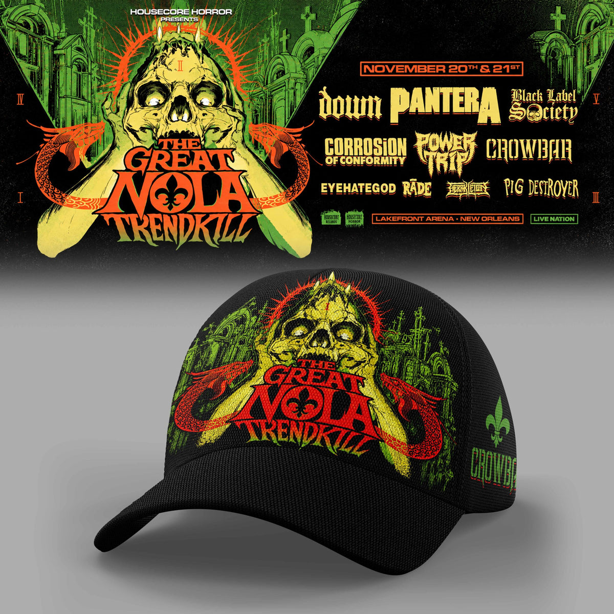 THE GREAT NOLA TRENDRKILL CAP