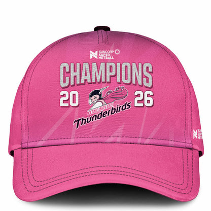 Adelaide Thunderbirds 2026 Champions Women’s Edition Tshirt For Fans