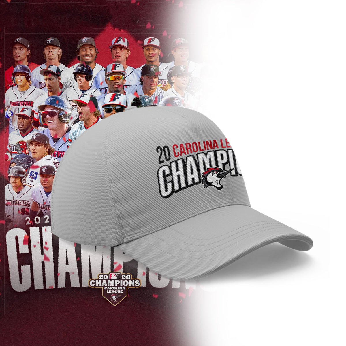 ____🏆F.Woodpeckers 2026 Carolina League Champions Limited Shirt v3
