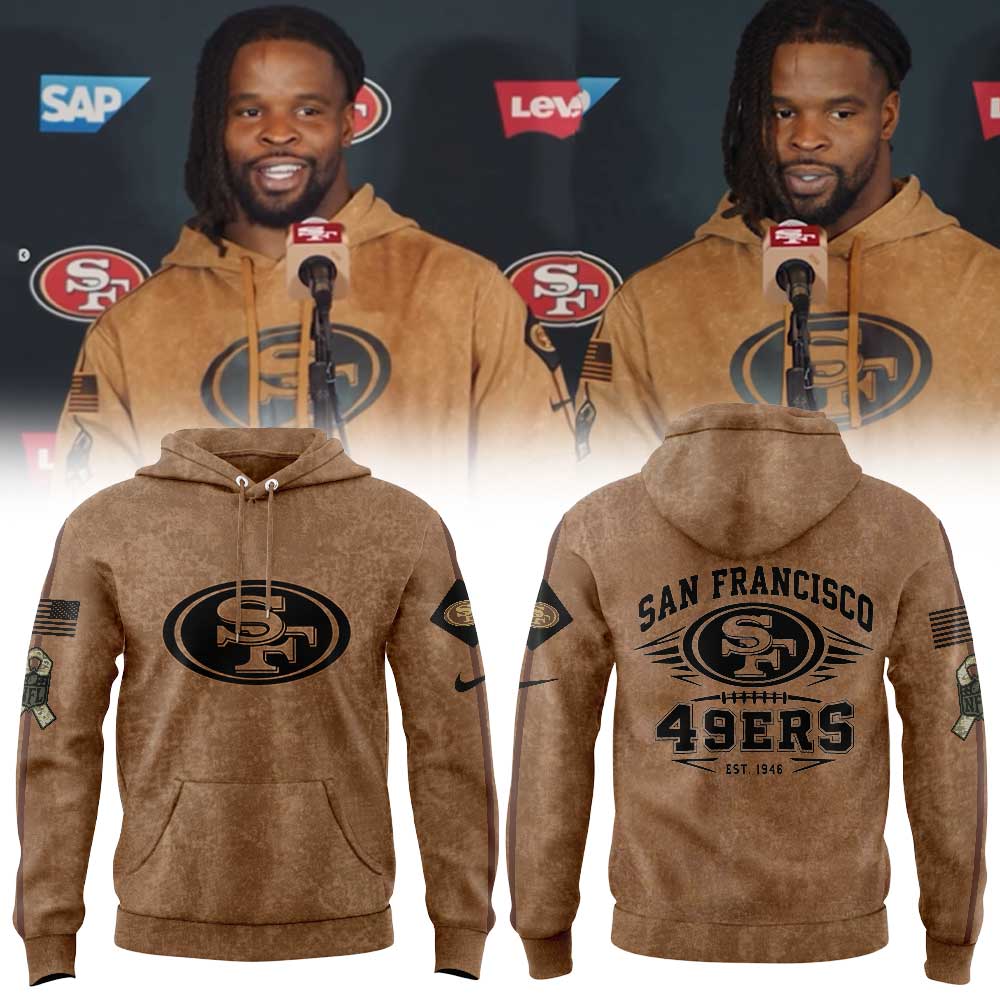 SF 49ers Salute To Service Club Pullover Hoodie