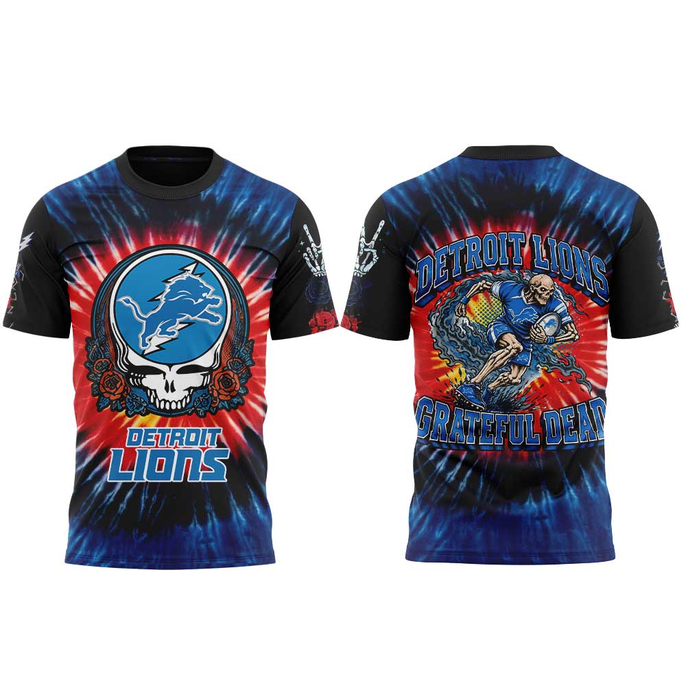 . D Lions Grateful Dead Skeletons Shirt