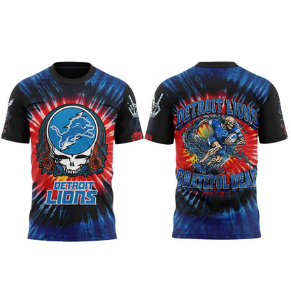 . D Lions Grateful Dead Skeletons Shirt