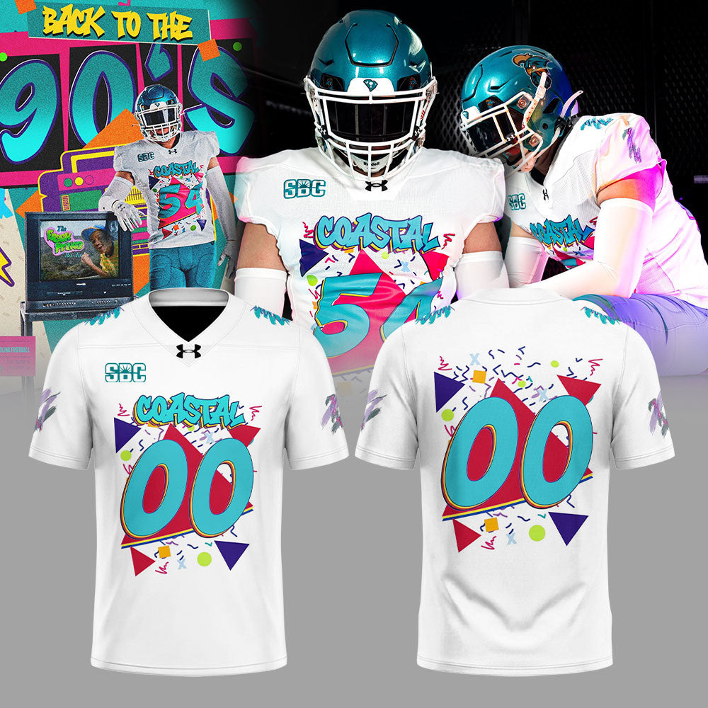 . COASTAL CAROLINA GOES BACK TO THE '90s Football Jersey