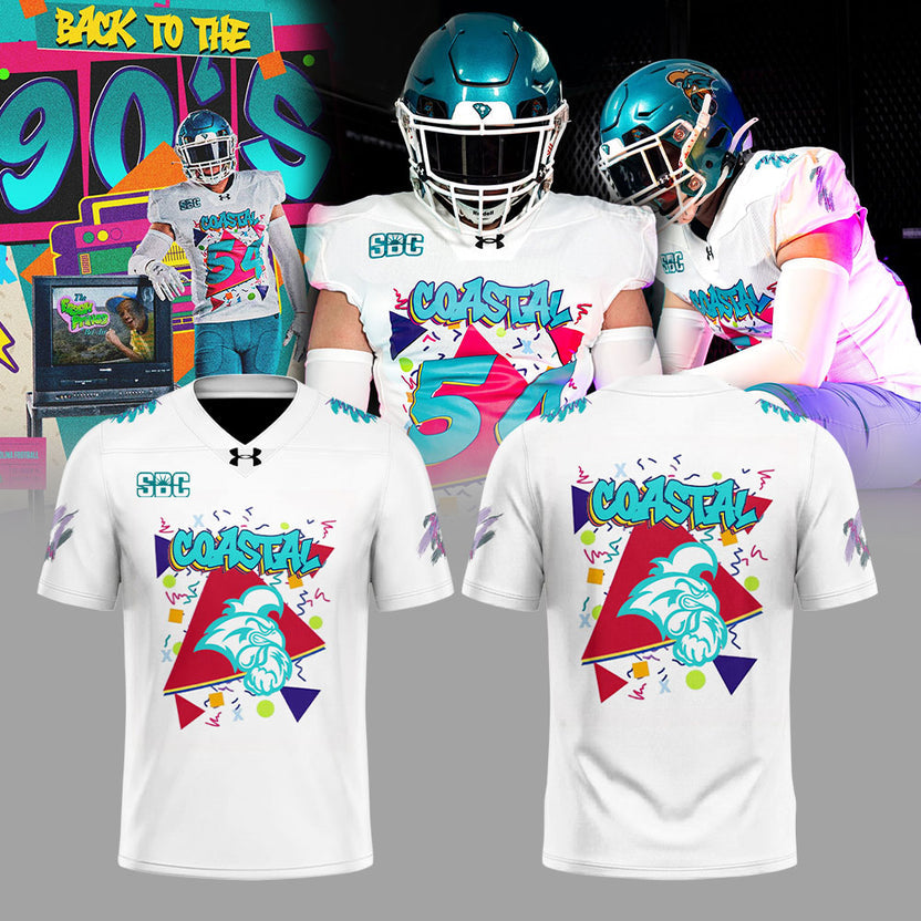 . COASTAL CAROLINA GOES BACK TO THE '90s Football Jersey