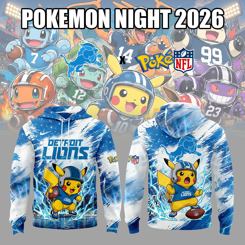 . D Lions Pokemon Night 2026 Limited Edition Hoodie