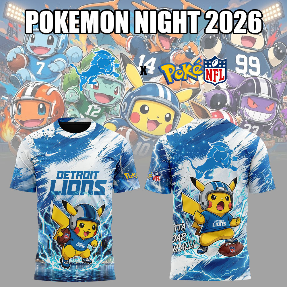 . D Lions Pokemon Night 2026 Limited Edition Shirt