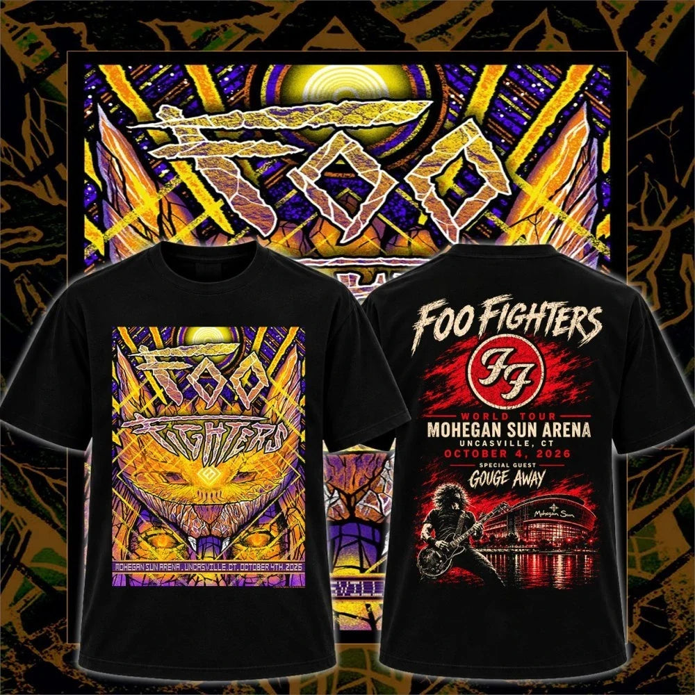 Foo Fighters Uncasville CT Event Tee At Mohegan Sun Arena October 4, 2026 T-Shirt