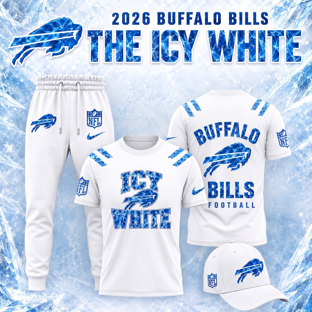 2026 Bills - The Icy White Limited Edition Tshirt