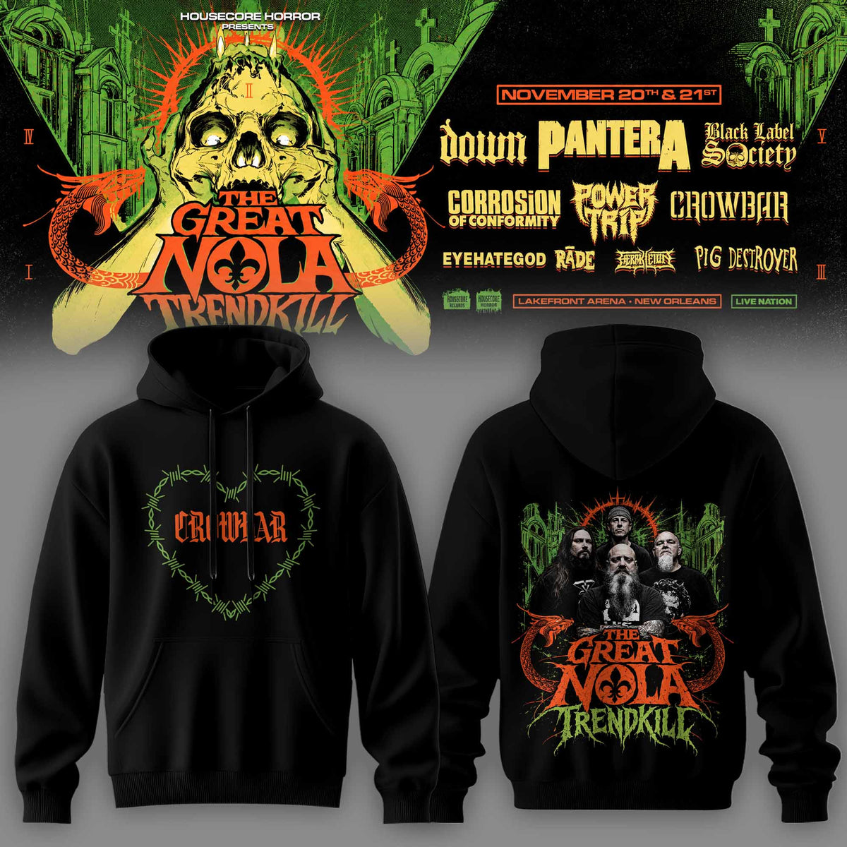 THE GREAT NOLA TRENDRKILL HOODIE