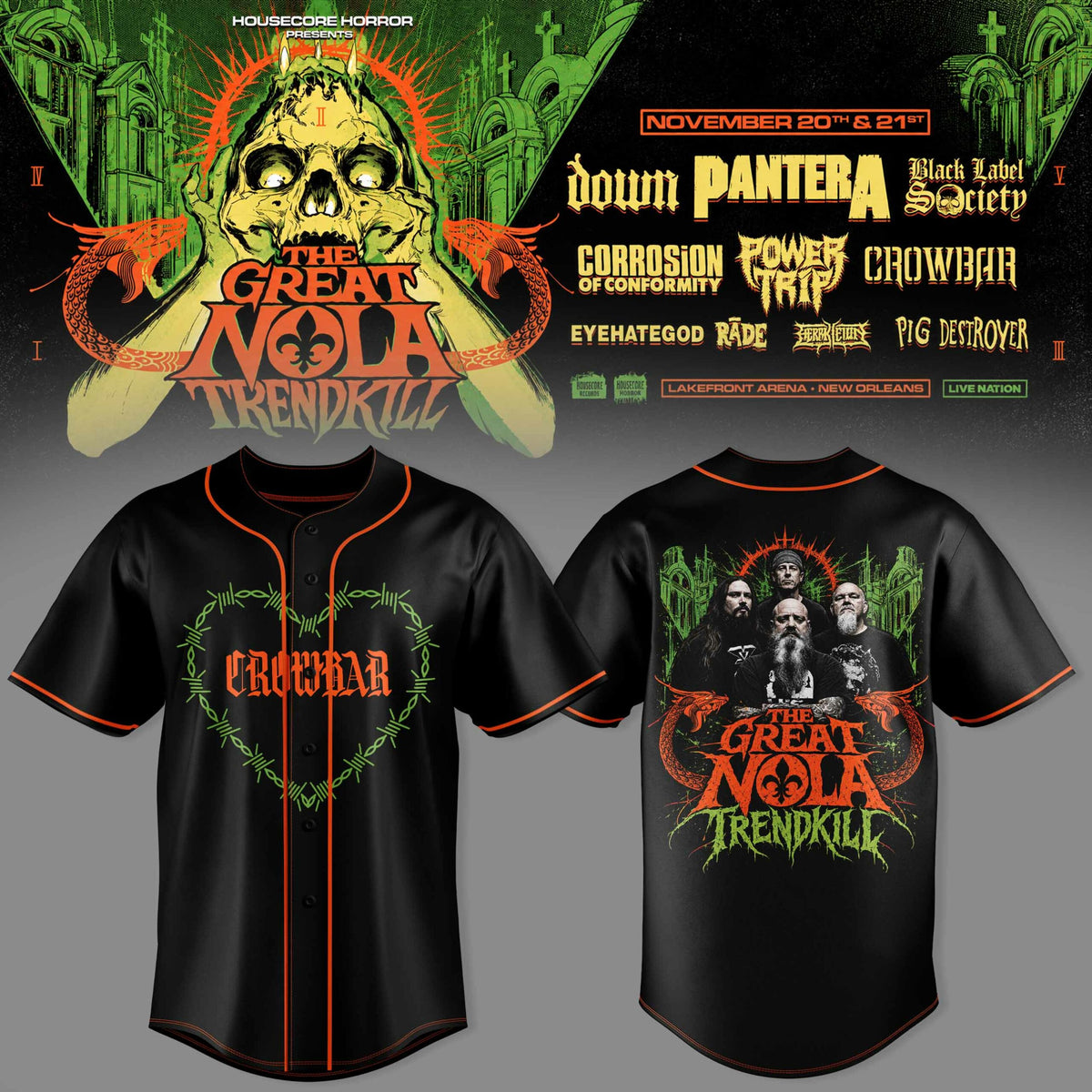 THE GREAT NOLA TRENDRKILL JERSEY