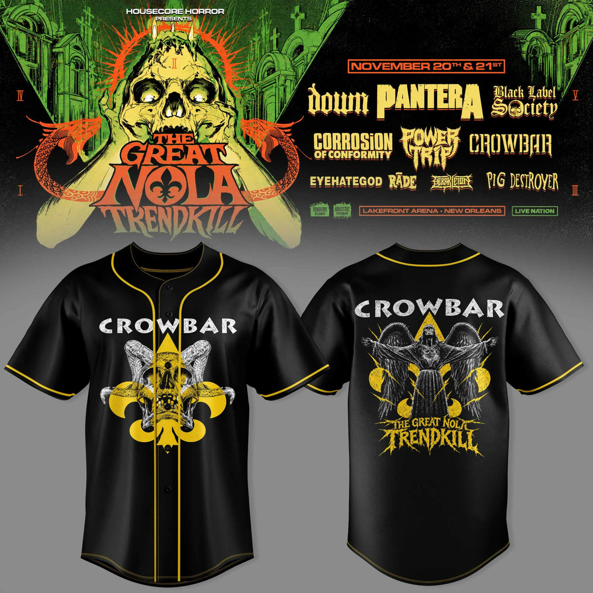 THE GREAT NOLA TRENDRKILL JERSEY