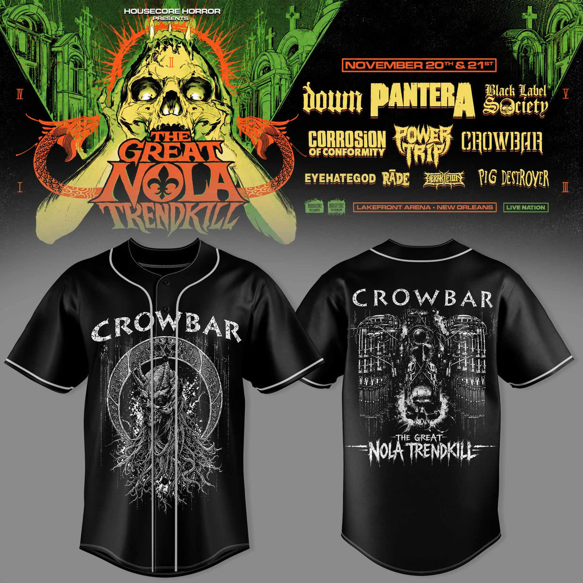 THE GREAT NOLA TRENDRKILL JERSEY