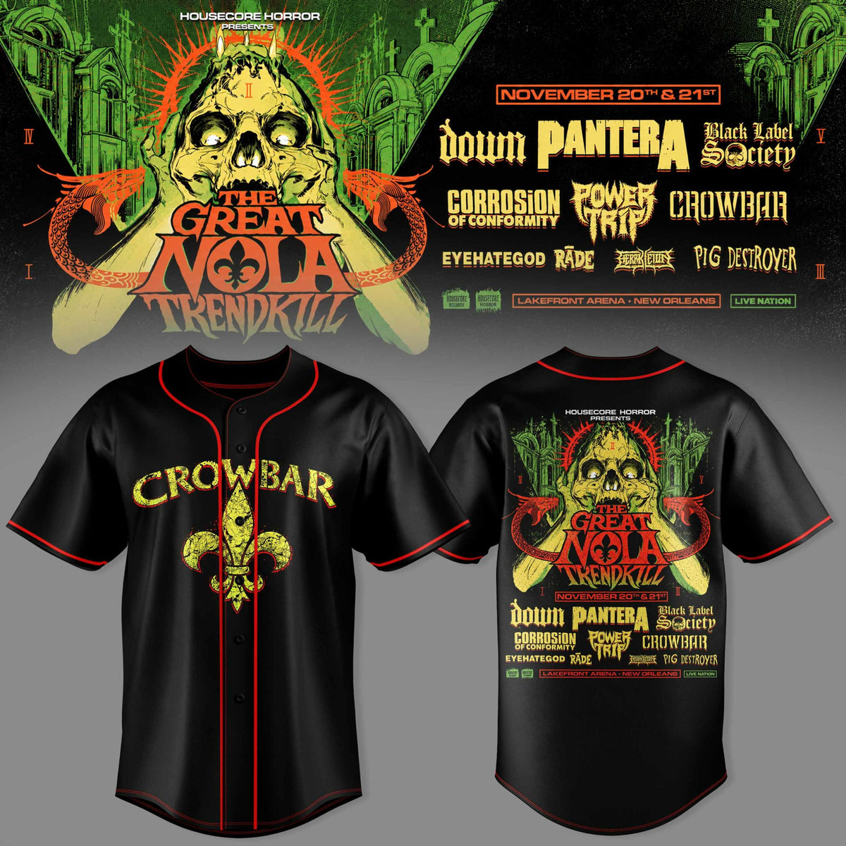 THE GREAT NOLA TRENDRKILL JERSEY