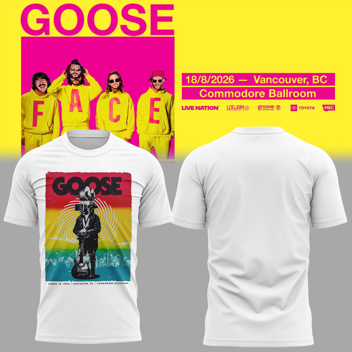 Limited Edition Tour 2026 In Vancouver, BC Shirt
