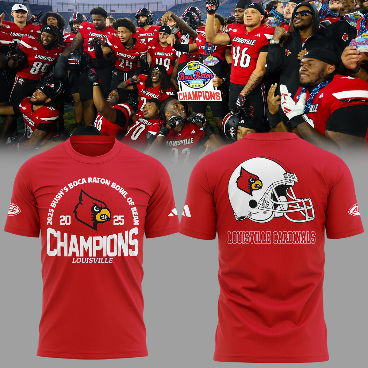 Limited Edition Boca Raton Bowl Champions Shirt