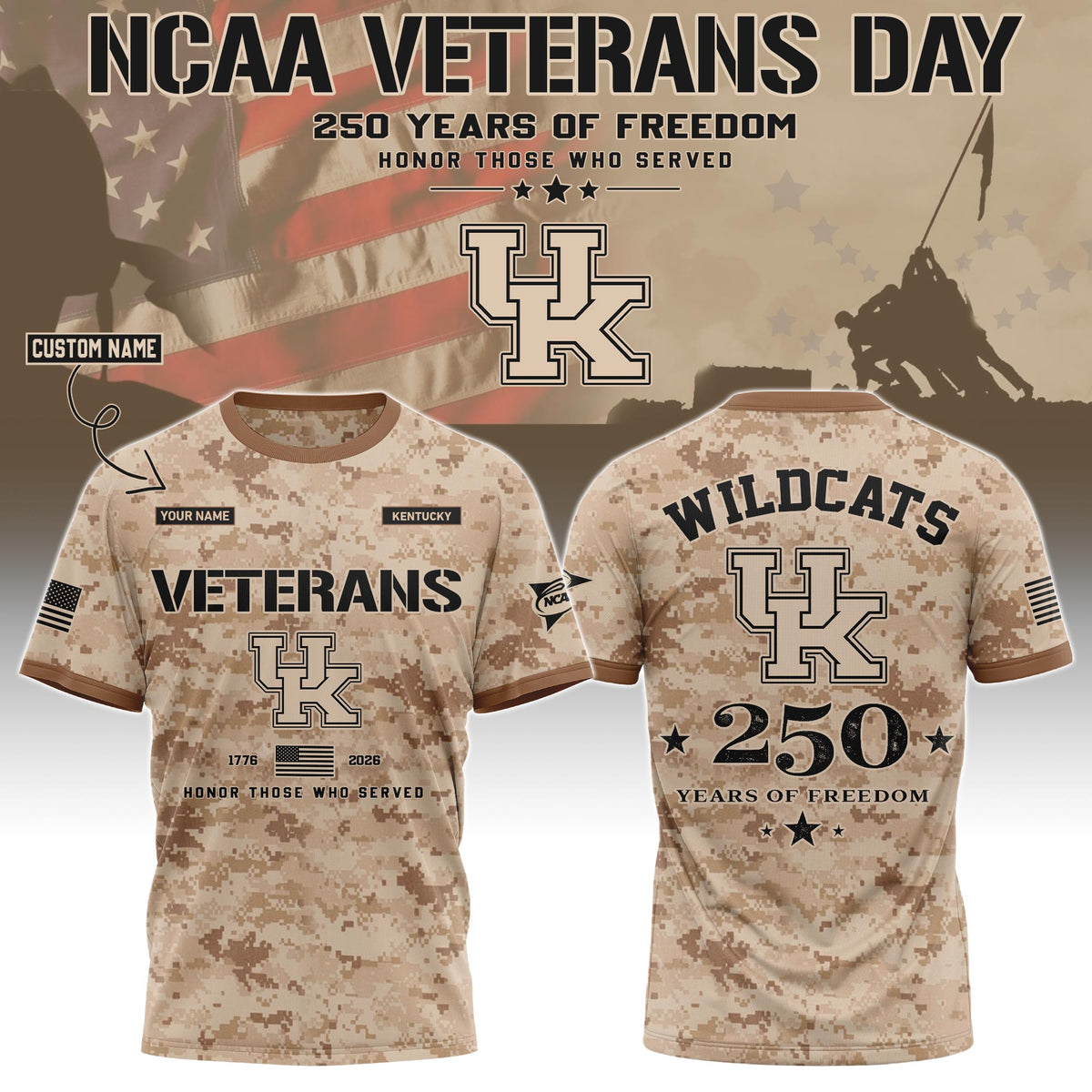UK Special Veterans Day 2026 Limited Edition T.shirt