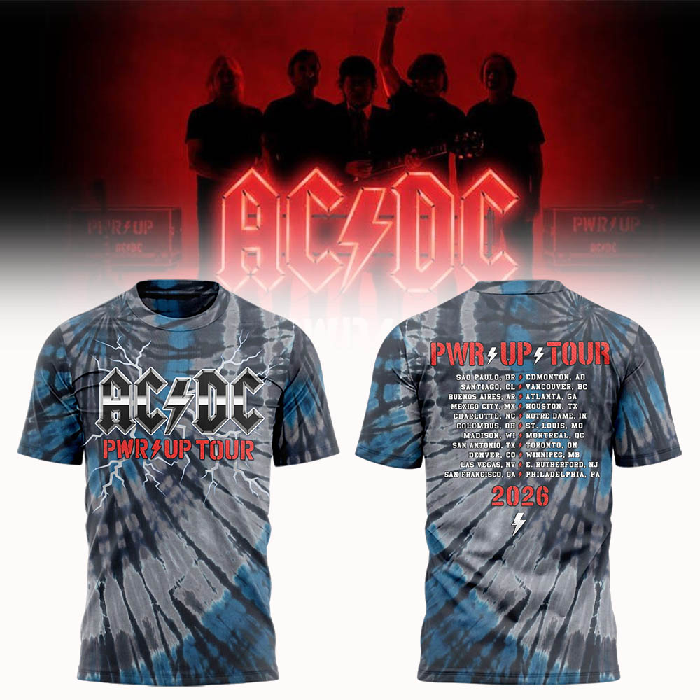 Limited Edition POWER UP Tour 2026 TShirt