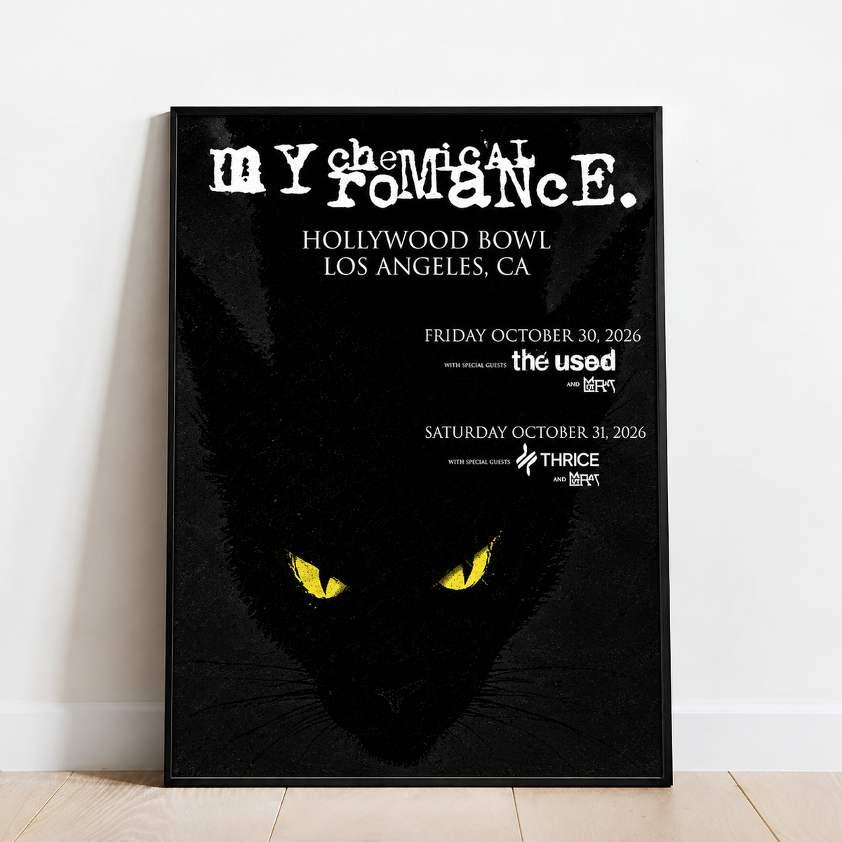 MCR, The Black Parade 2026, Los Angeles CA Poster 2