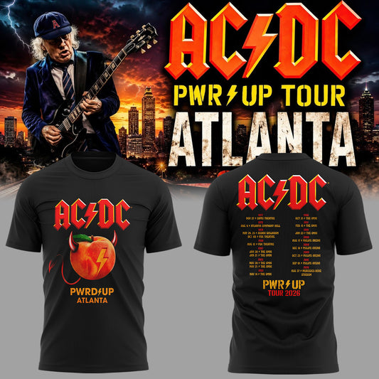 Limited Edition AC/DC Power Up Tour 2026 tshirt