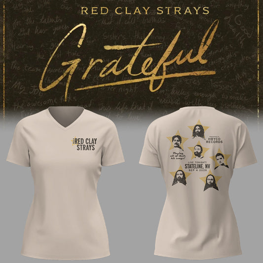 Limited Edition The Grateful Tour in Stateline,NV V-neck TShirt