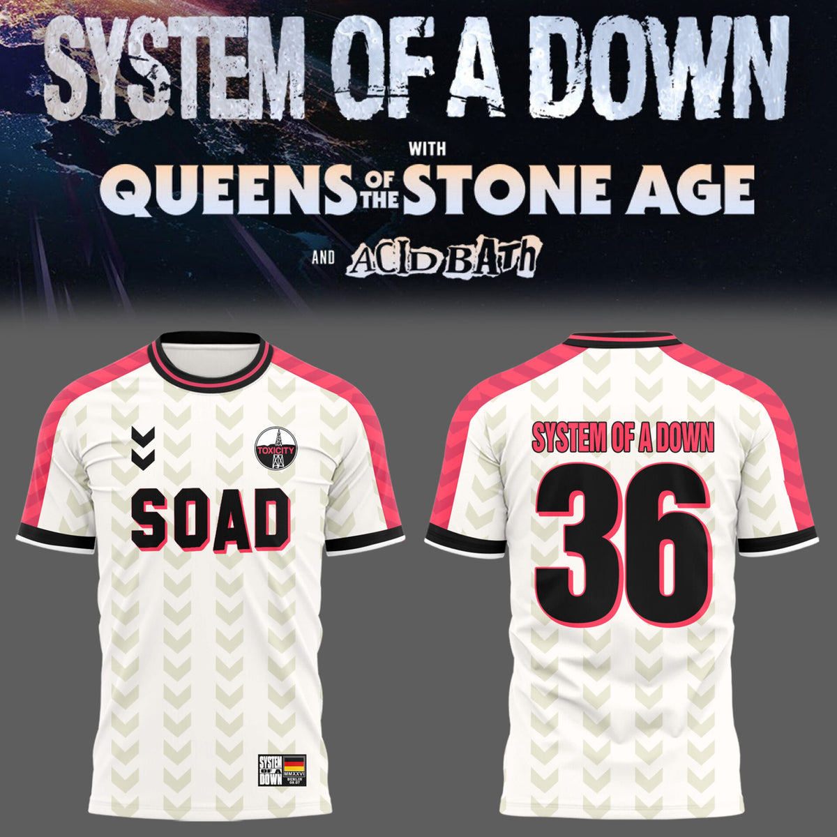 Limited Edition SOAD UK & Europe Stadium Tour 2026