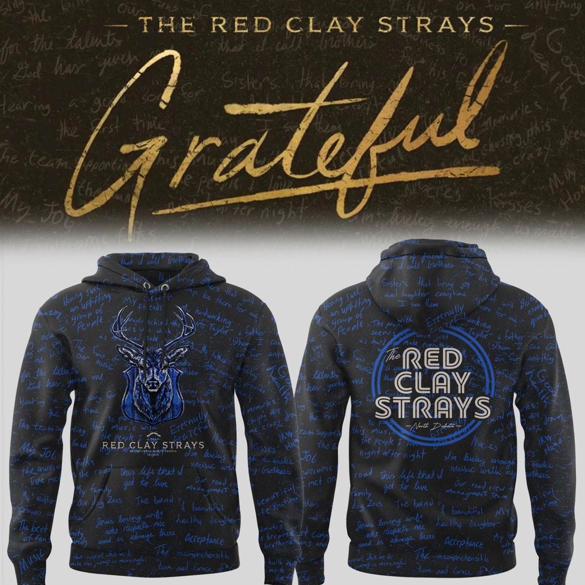Limited Edition The Grateful Tour in Grand Forks,ND Hoodie