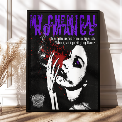 My Chemical Romance x The Used Tour 2026 Poster, MCR The Black Parade Hollywood Bowl LA Graphic Tee, Emo Rock Concert Apparel