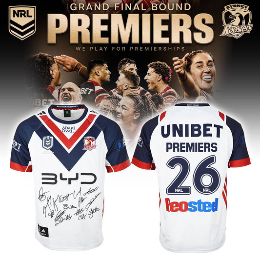 Sydney Roosters 2026 PREMIERS Limited Jersey