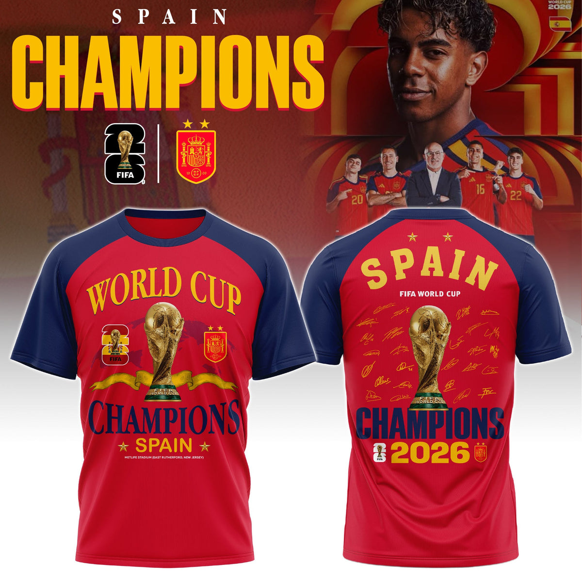 Spain 2026 World Champions Tee