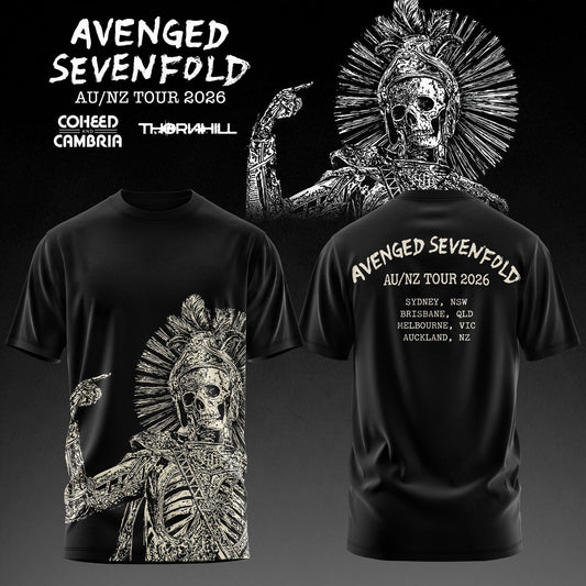 Avenged Sevenfold: AUS/NZ Tour 2026 Limited T-Shirt