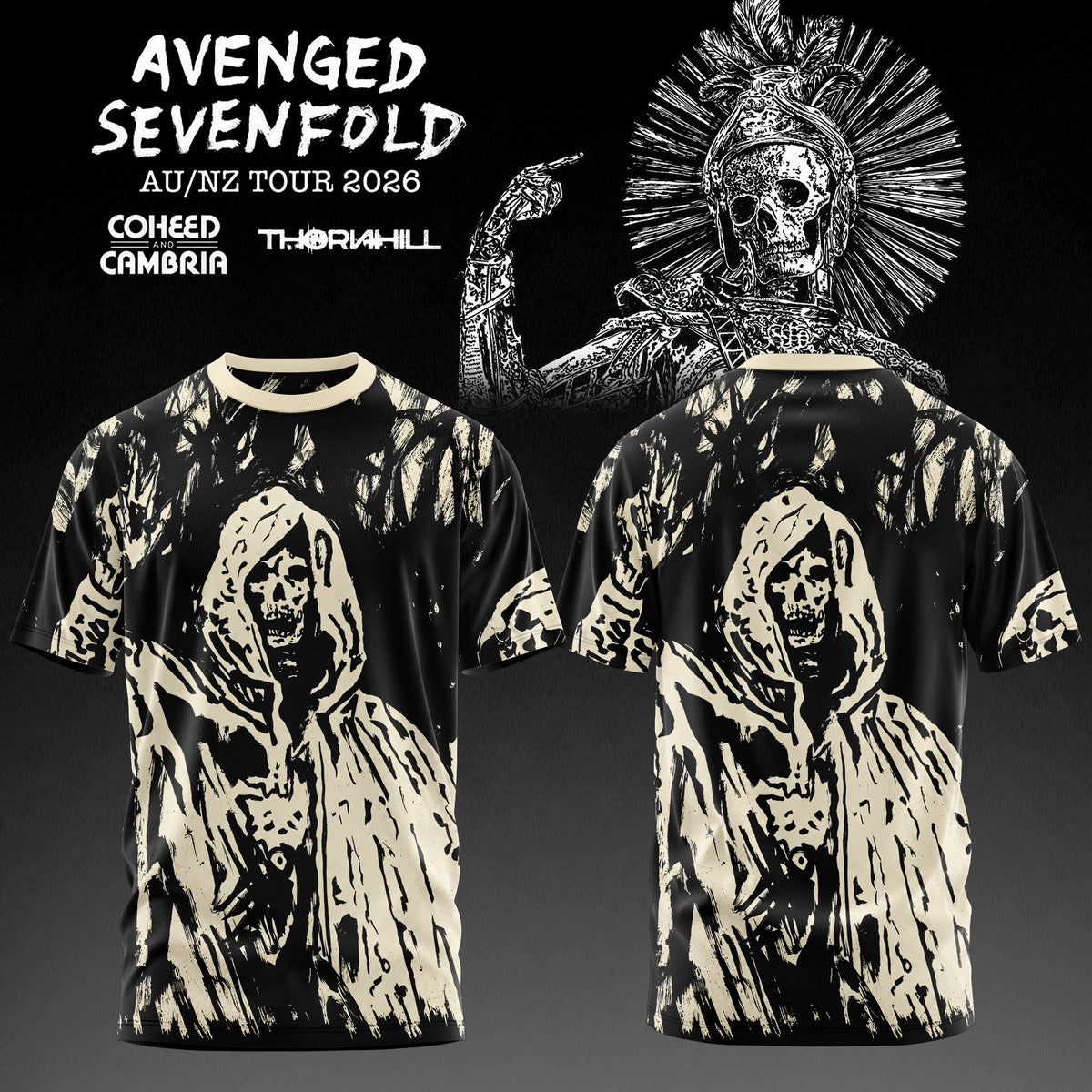 Avenged Sevenfold: AUS/NZ Tour 2026 Limited T-Shirt