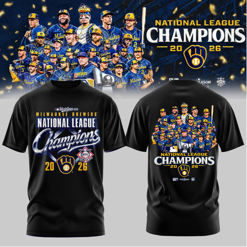 Milwaukee Brewers NLCS Champions 2026 Limited Edition T-Shirt