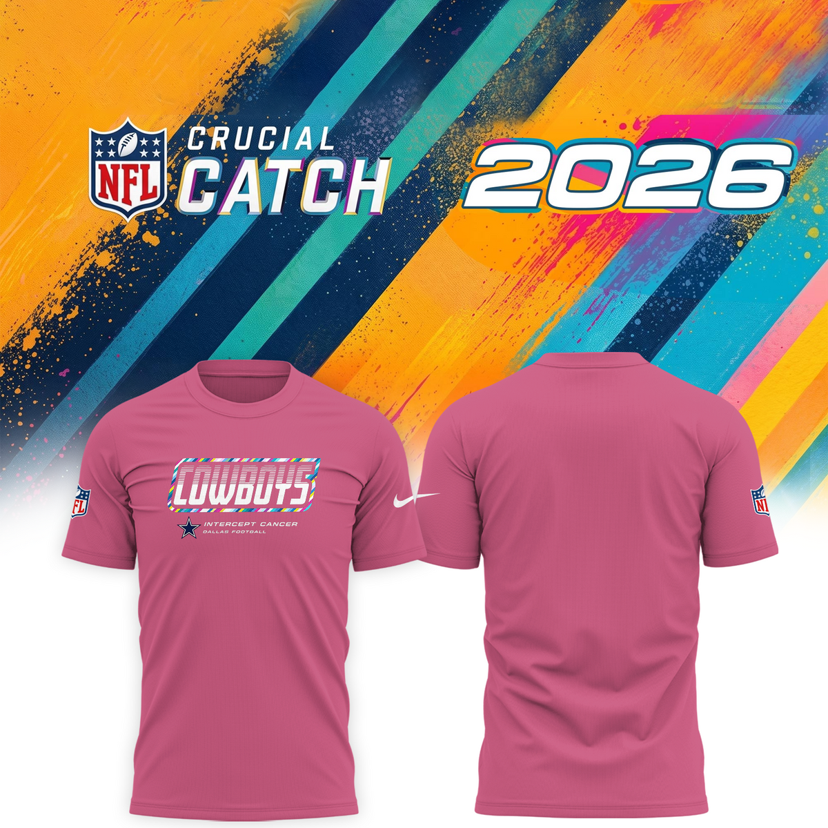 D.Cowboys 2026 Crucial Catch Limited Tshirt